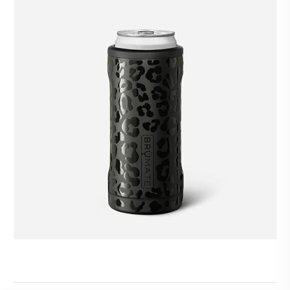 Brumate Hopsulator 3 In One Slim Onyx Leopard 12/16 Oz Cans Holder - Picture 8 of 10